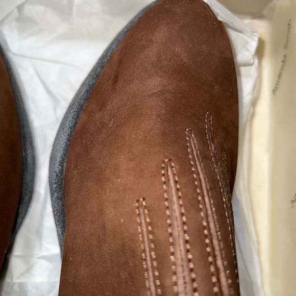 Arche Vintage France Cartouche calfskin leather shoe Brown Suede size eu 39 - Picture 13 of 15